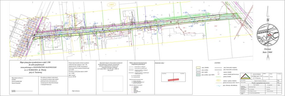 0 proj. chodnik proj. jezdnia proj. zjazdy JANUSZ PREISS PREBUD Stadium Nr rysunku Proj. budowlany Drogowa 02-793 Warszawa Nazwa obiektu Skala Projekt ul.