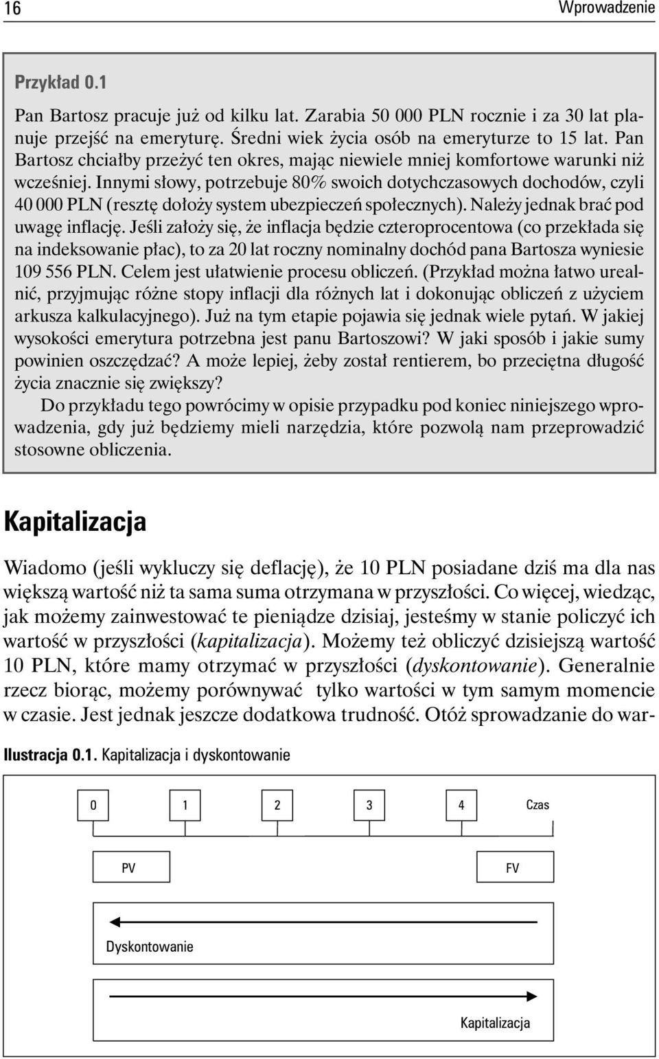 Innymi słowy, potrzebuje 80% swoich dotychczasowych dochodów, czyli 40 000 PLN (resztę dołoży system ubezpieczeń społecznych). Należy jednak brać pod uwagę inflację.