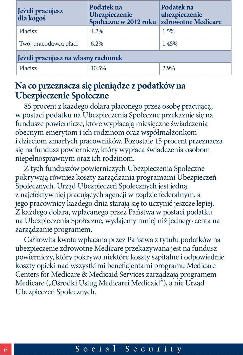 Ubezpieczenia Społeczne przekazuje się na fundusze powiernicze, które wypłacają miesięczne świadczenia obecnym emerytom i ich rodzinom oraz współmałżonkom i dzieciom zmarłych pracowników.