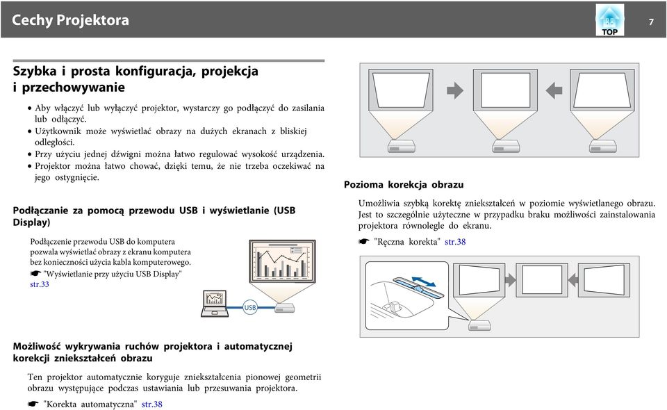 Projektor możn łtwo chowć, dzięki temu, że nie trzeb oczekiwć n jego ostygnięcie.