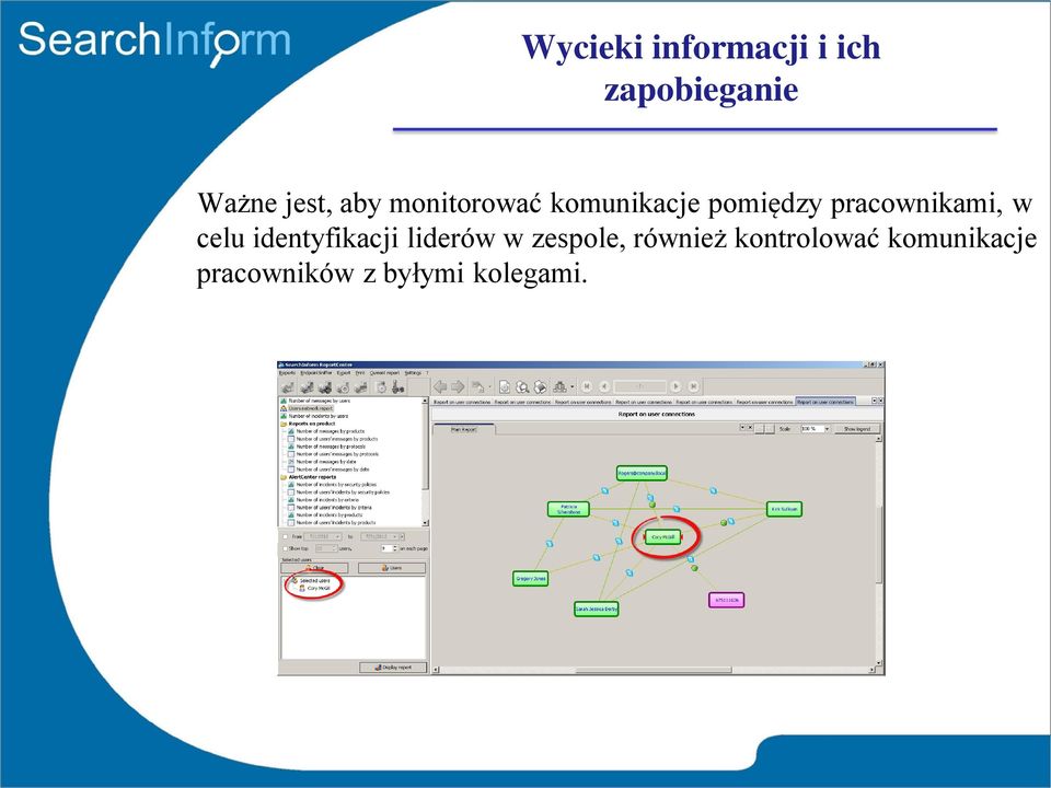 w celu identyfikacji liderów w zespole, również