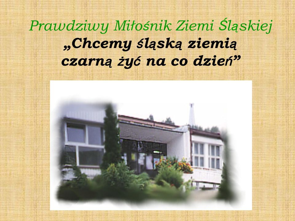 Chcemy śląską