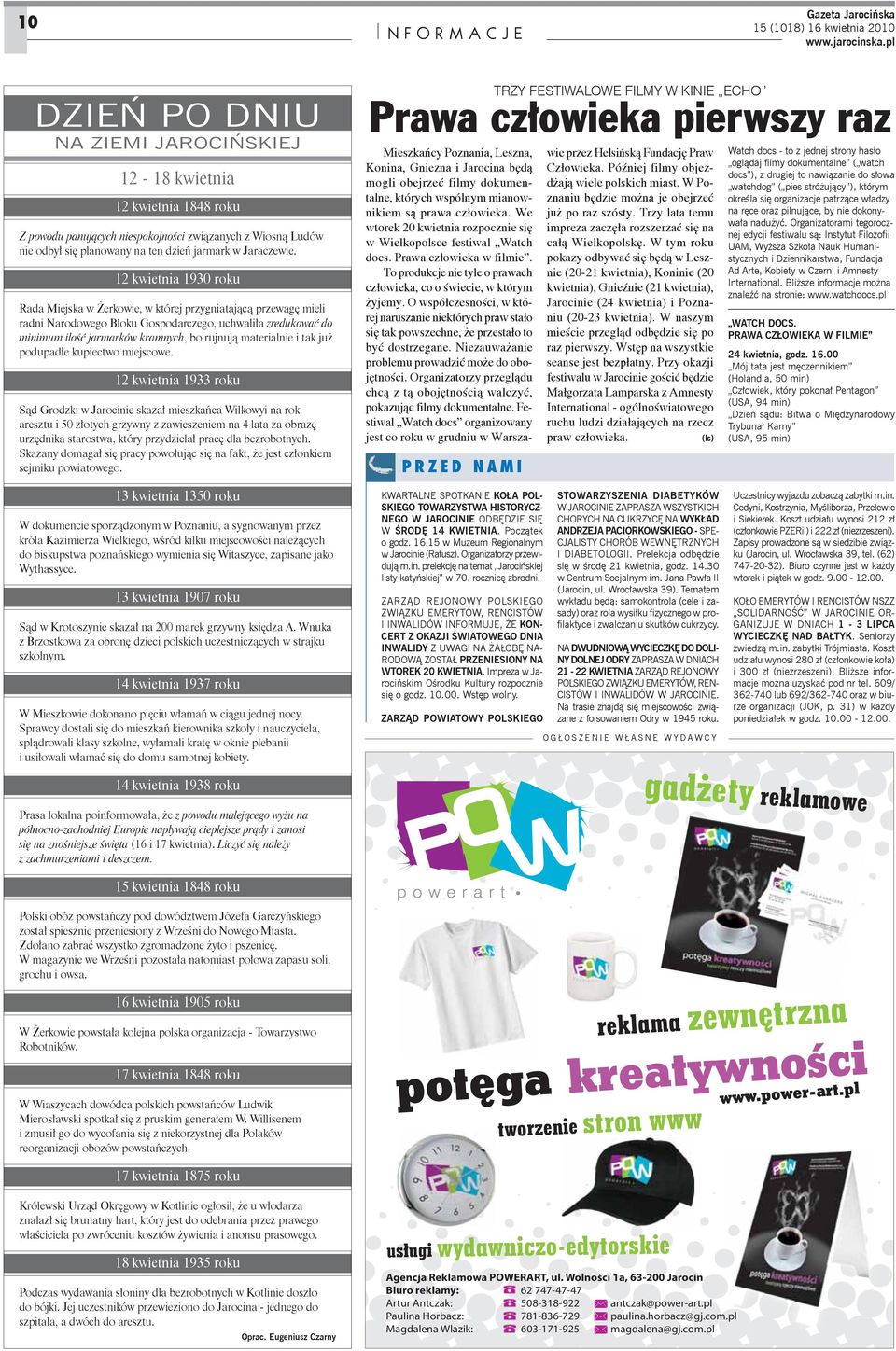 12 kwietnia 1930 roku Rada Miejska w Żerkowie, w której przygniatającą przewagę mieli radni Narodowego Bloku Gospodarczego, uchwaliła zredukować do minimum ilość jarmarków kramnych, bo rujnują