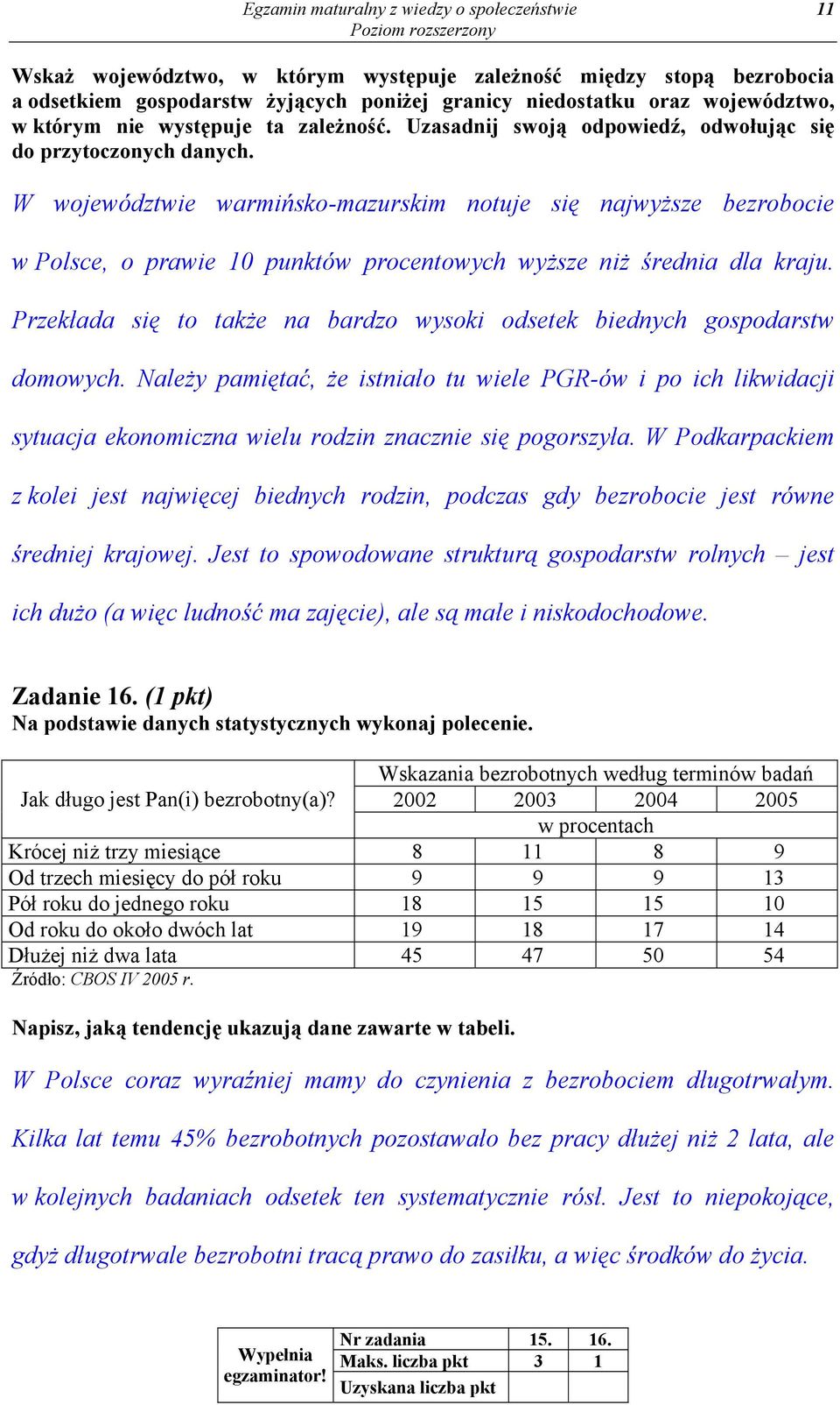 W województwie warmińsko-mazurskim notuje się najwyższe bezrobocie w Polsce, o prawie 10 punktów procentowych wyższe niż średnia dla kraju.
