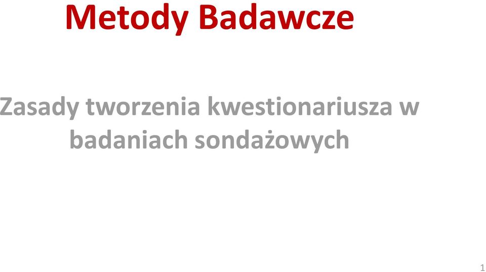 kwestionariusza w