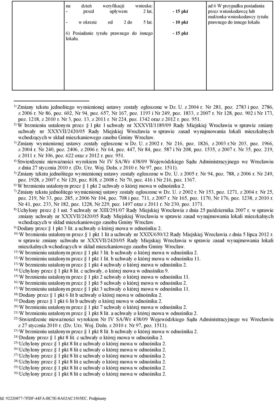 w Dz. U. z 2004 r. Nr 281, poz. 2783 i poz. 2786, z 2006 r. Nr 86, poz. 602, Nr 94, poz. 657, Nr 167, poz. 1193 i Nr 249, poz. 1833, z 2007 r. Nr 128, poz. 902 i Nr 173, poz. 1218, z 2010 r.