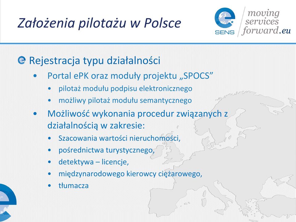 wykonania procedur związanych z działalnością w zakresie: Szacowania wartości nieruchomości,