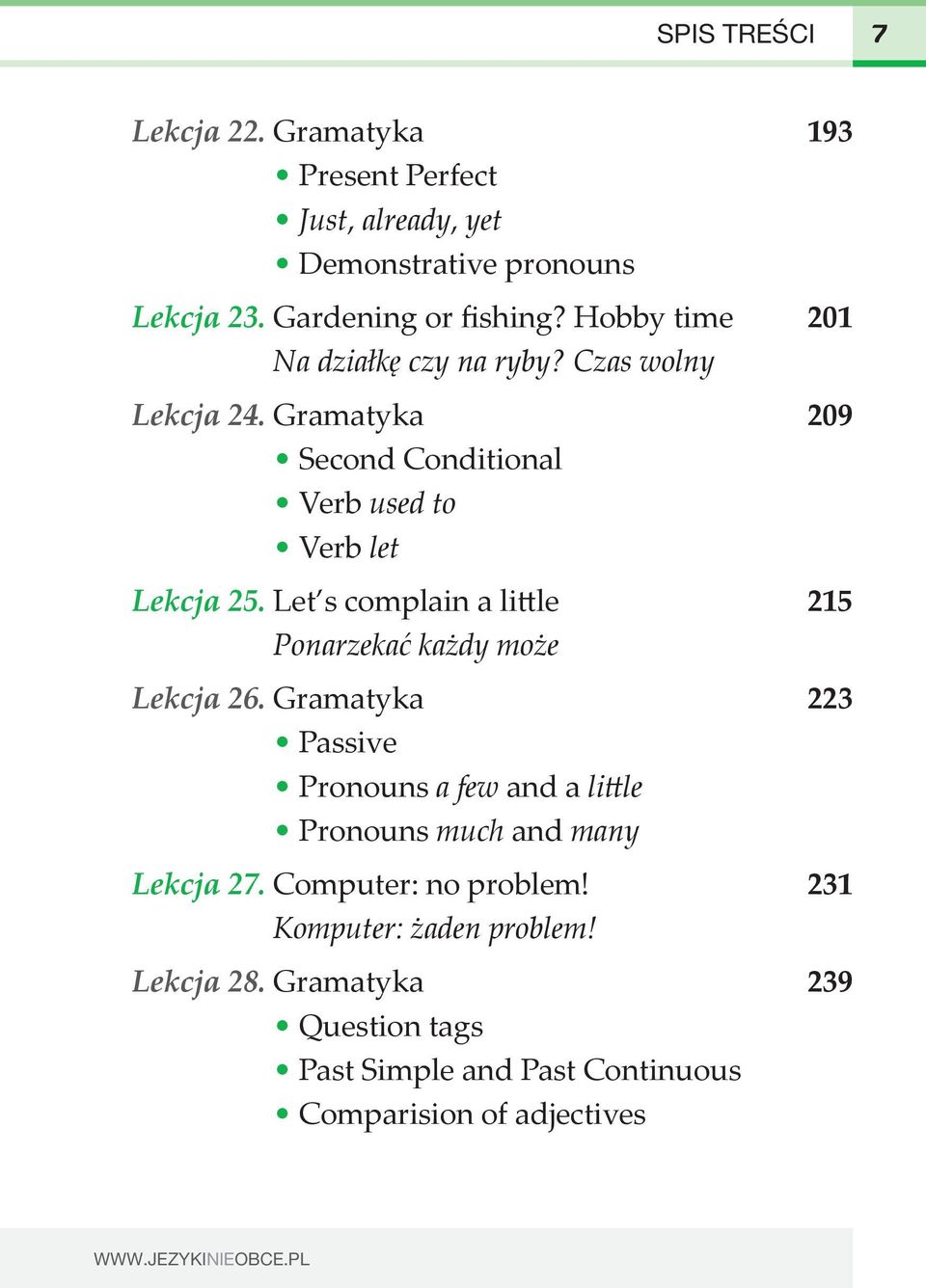 Let s complain a little 215 Ponarzekać każdy może Lekcja 26.