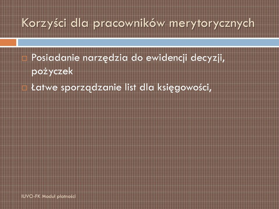 narzędzia do ewidencji decyzji,