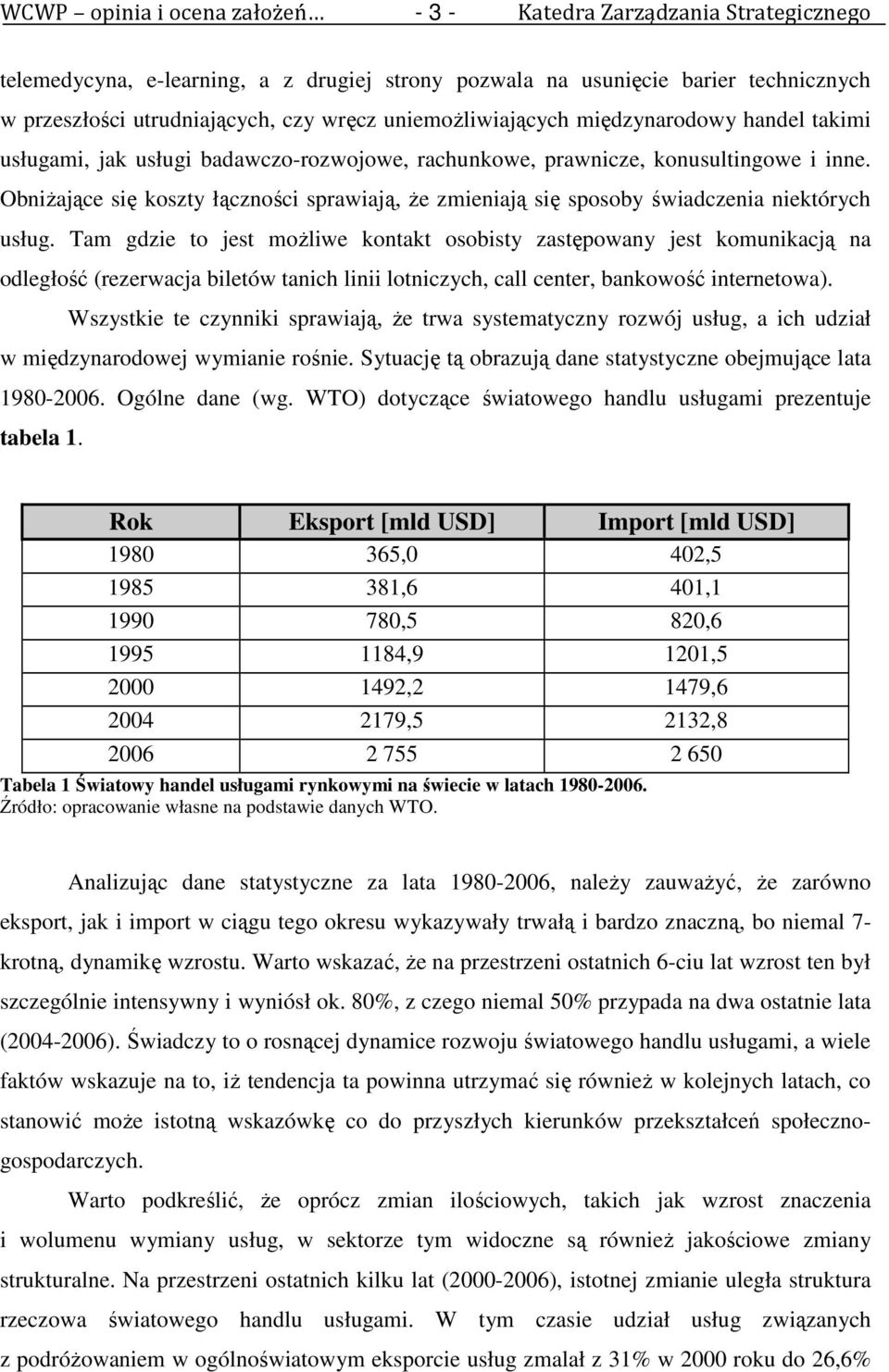 ObniŜające się koszty łączności sprawiają, Ŝe zmieniają się sposoby świadczenia niektórych usług.