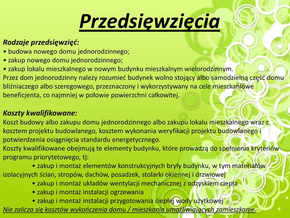 połowie powierzchni całkowitej.