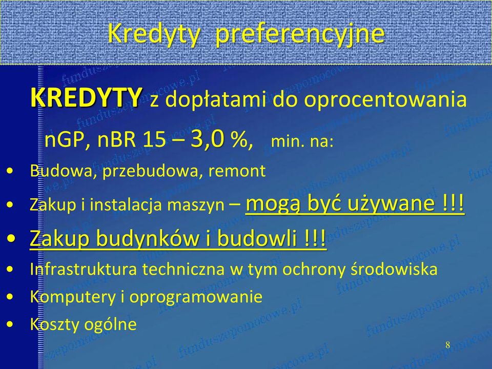 na: Budowa, przebudowa, remont Zakup i instalacja maszyn mogą być