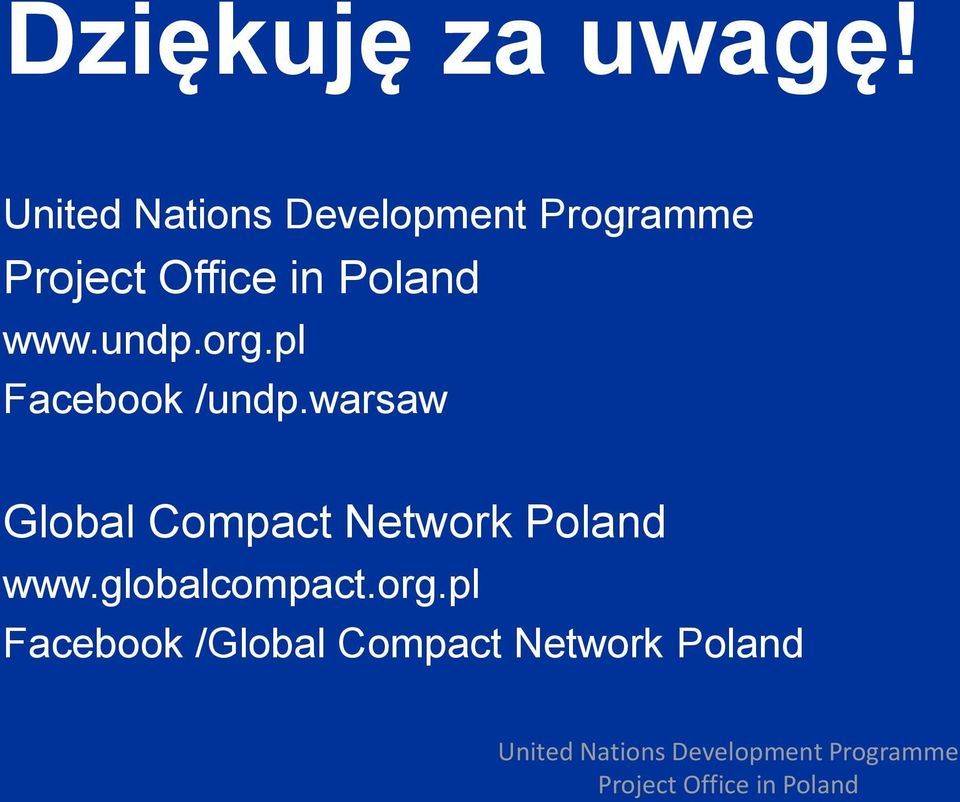 warsaw Global Compact Network Poland