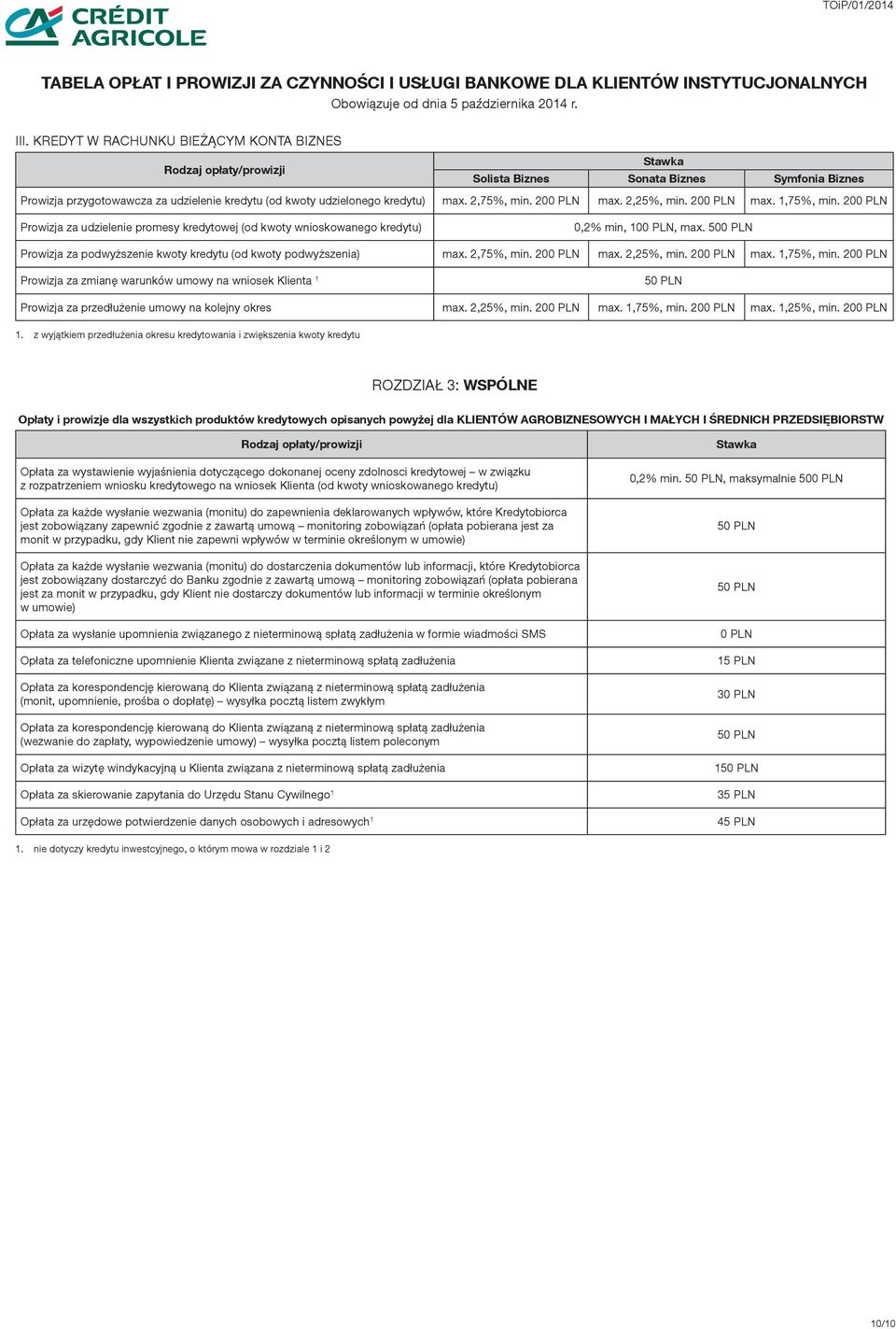 2,25%, min. 20 max. 1,75%, min. 20 max. 1,25%, min. 20 1.