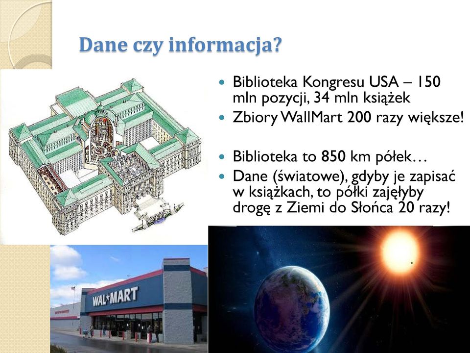 Zbiory WallMart 200 razy większe!