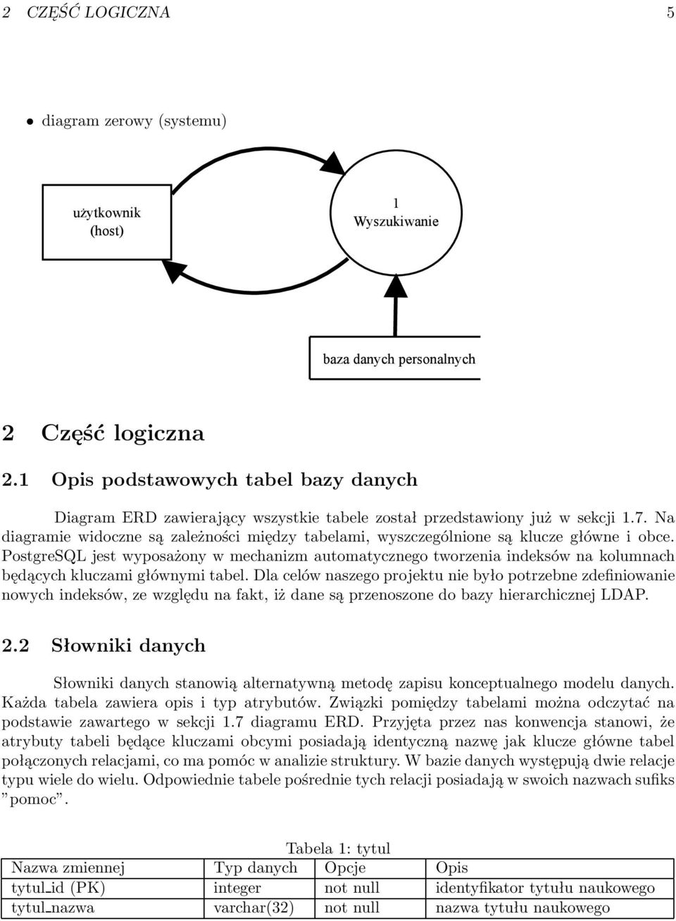 PostgreSQL jest wyposażony w mechanizm automatycznego tworzenia indeksów na kolumnach będących kluczami głównymi tabel.