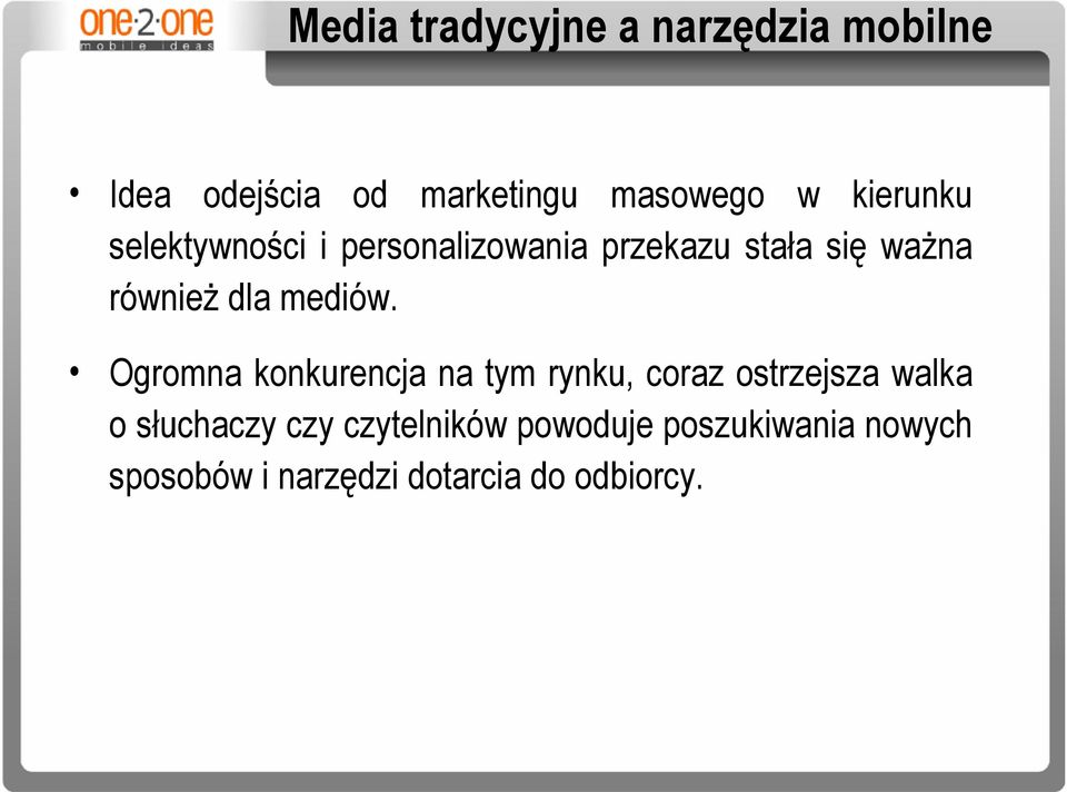 Ogromna konkurencja na tym rynku, coraz ostrzejsza walka o słuchaczy