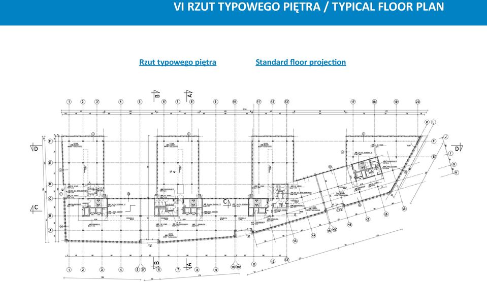 PLAN Rzut typowego