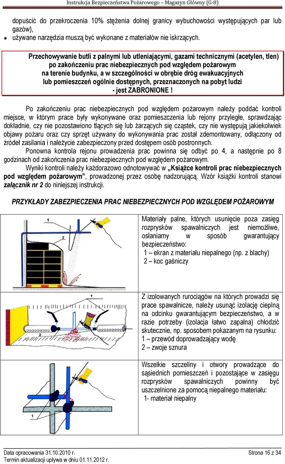 ewakuacyjnych lub pomieszczeń ogólnie dostępnych, przeznaczonych na pobyt ludzi - jest ZABRONIONE!