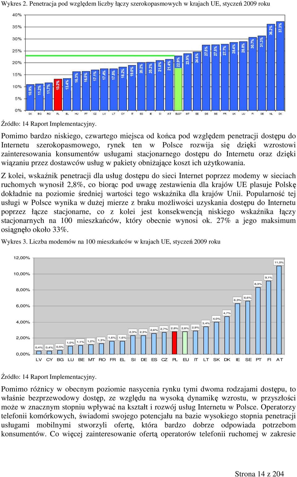 stacjonarnego dostępu do Internetu oraz dzięki wiązaniu przez dostawców usług w pakiety obniŝające koszt ich uŝytkowania.