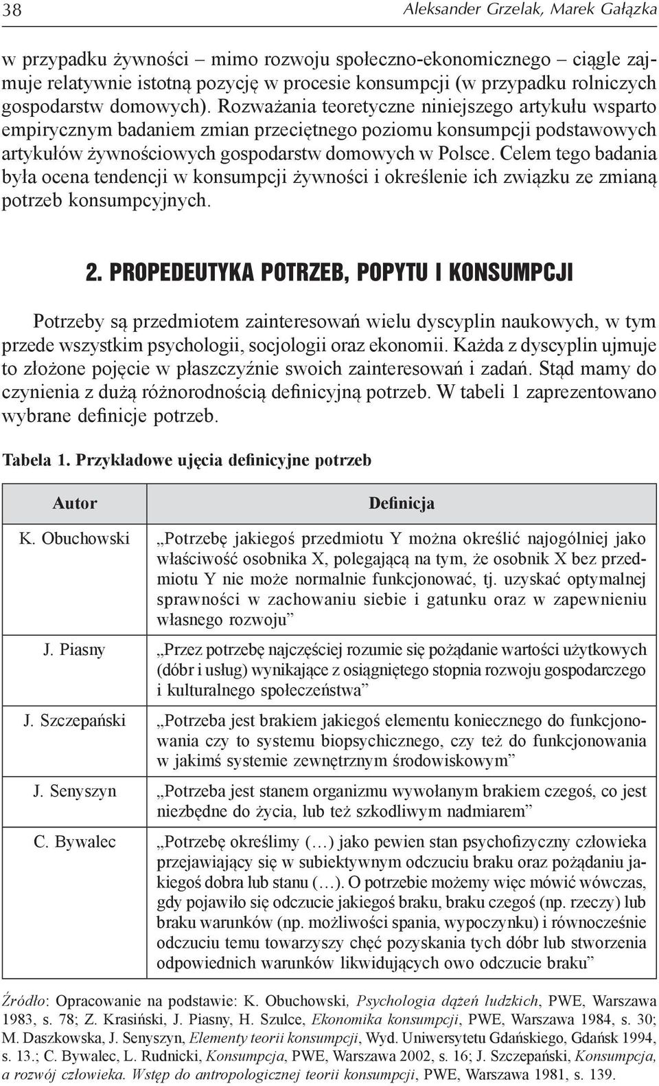 Celem tego badania była ocena tendencji w konsumpcji żywności i określenie ich związku ze zmianą potrzeb konsumpcyjnych. 2.