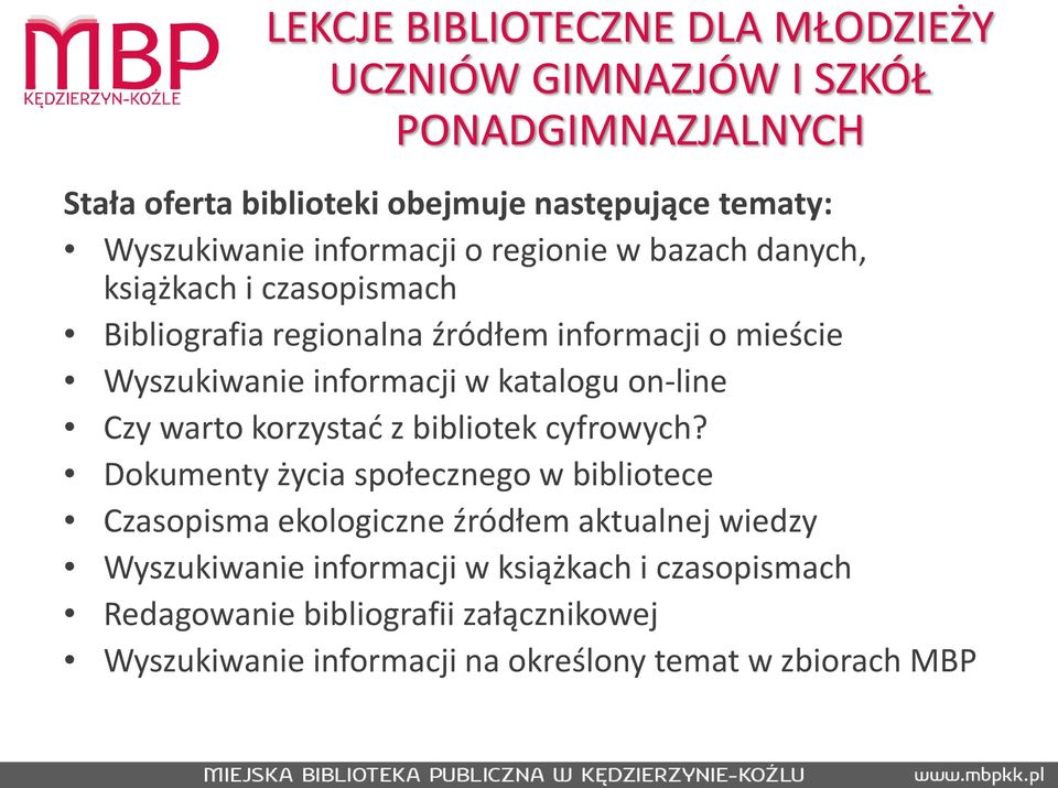 katalogu on-line Czy warto korzystać z bibliotek cyfrowych?