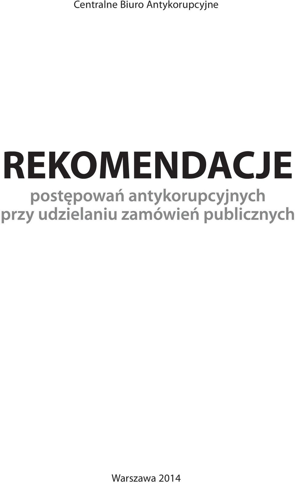 Antykorupcyjne