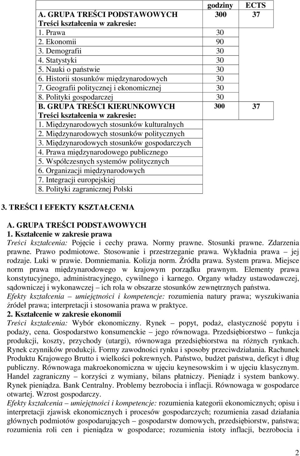 Midzynarodowych stosunków kulturalnych 2. Midzynarodowych stosunków politycznych 3. Midzynarodowych stosunków gospodarczych 4. Prawa midzynarodowego publicznego 5.