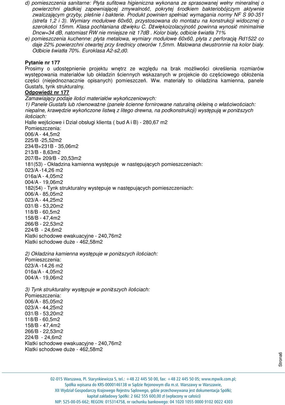 Wymiary modułowe 60x60, przystosowana do montażu na konstrukcji widocznej o szerokości 15mm. Klasa pochłaniana dźwięku C.