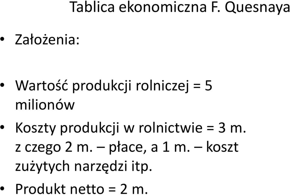 Koszty produkcji w rolnictwie = 3 m. z czego 2 m.