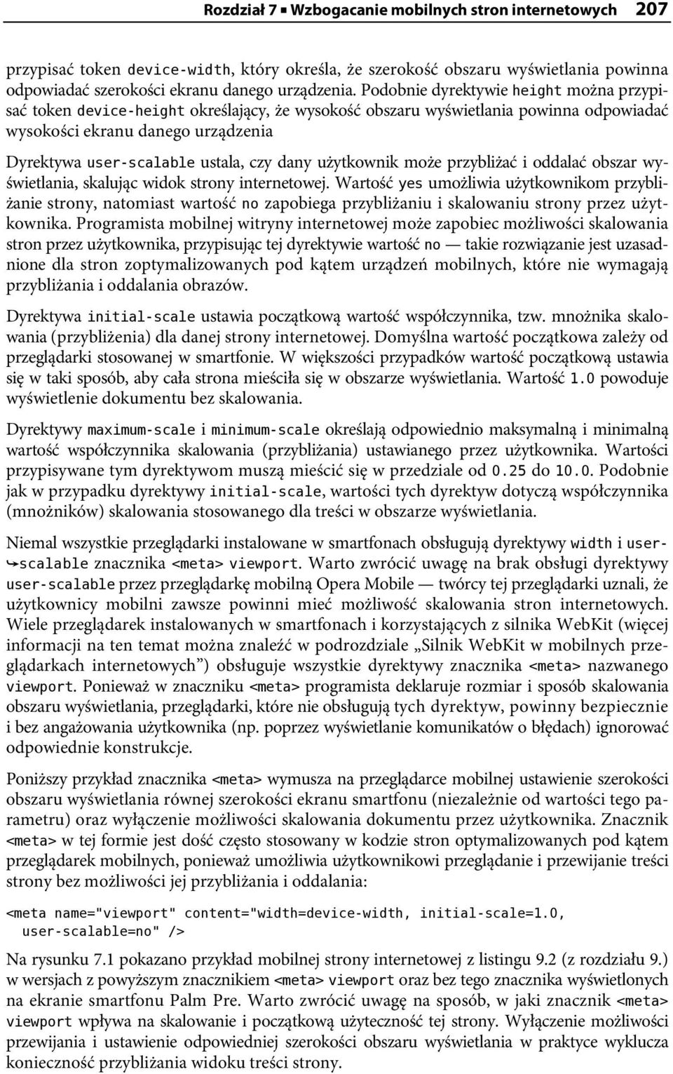 dany użytkownik może przybliżać i oddalać obszar wyświetlania, skalując widok strony internetowej.