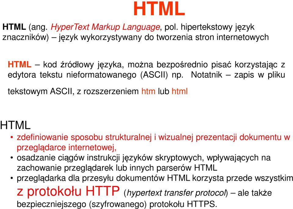 nieformatowanego (ASCII) np.