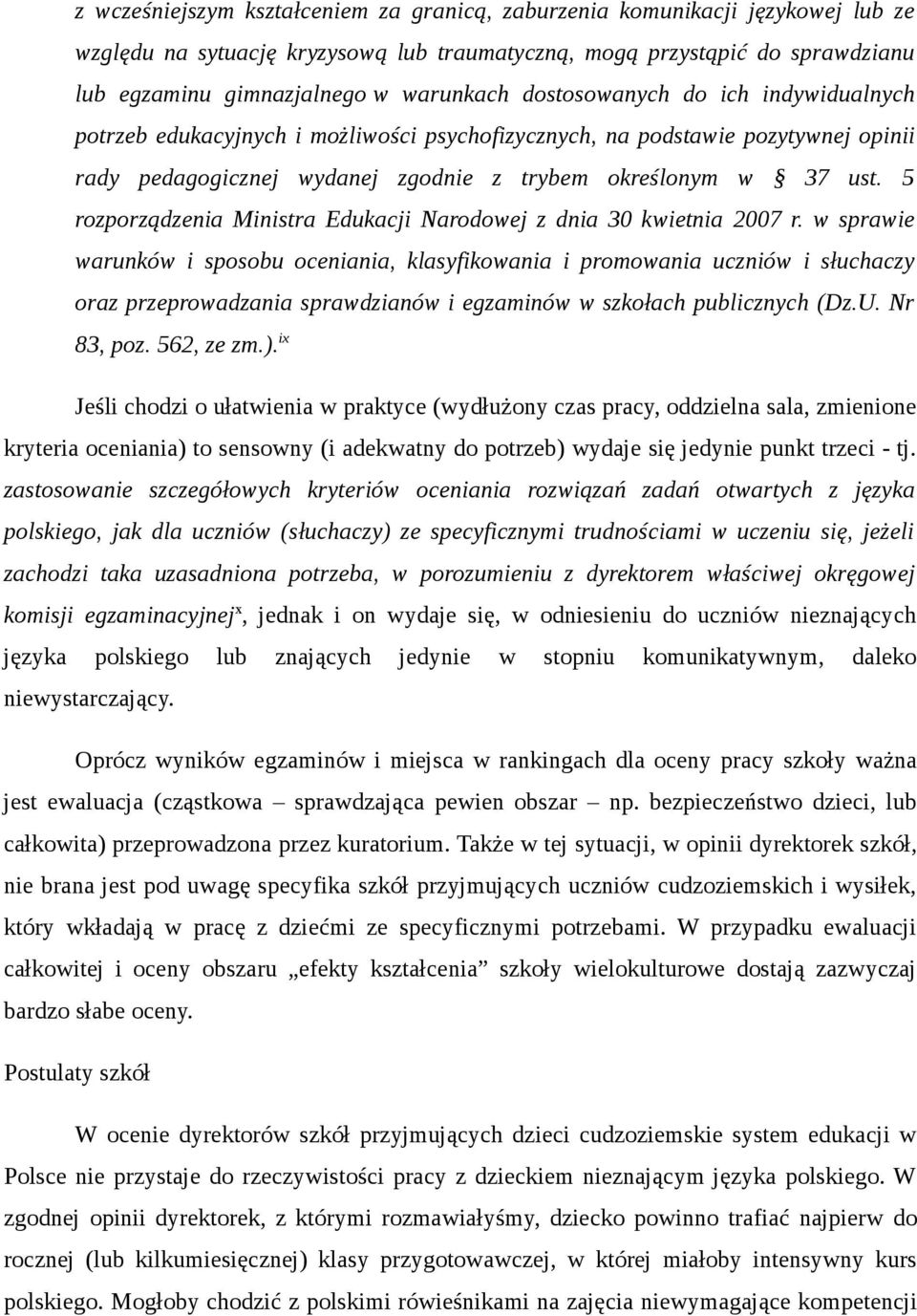 5 rozporządzenia Ministra Edukacji Narodowej z dnia 30 kwietnia 2007 r.