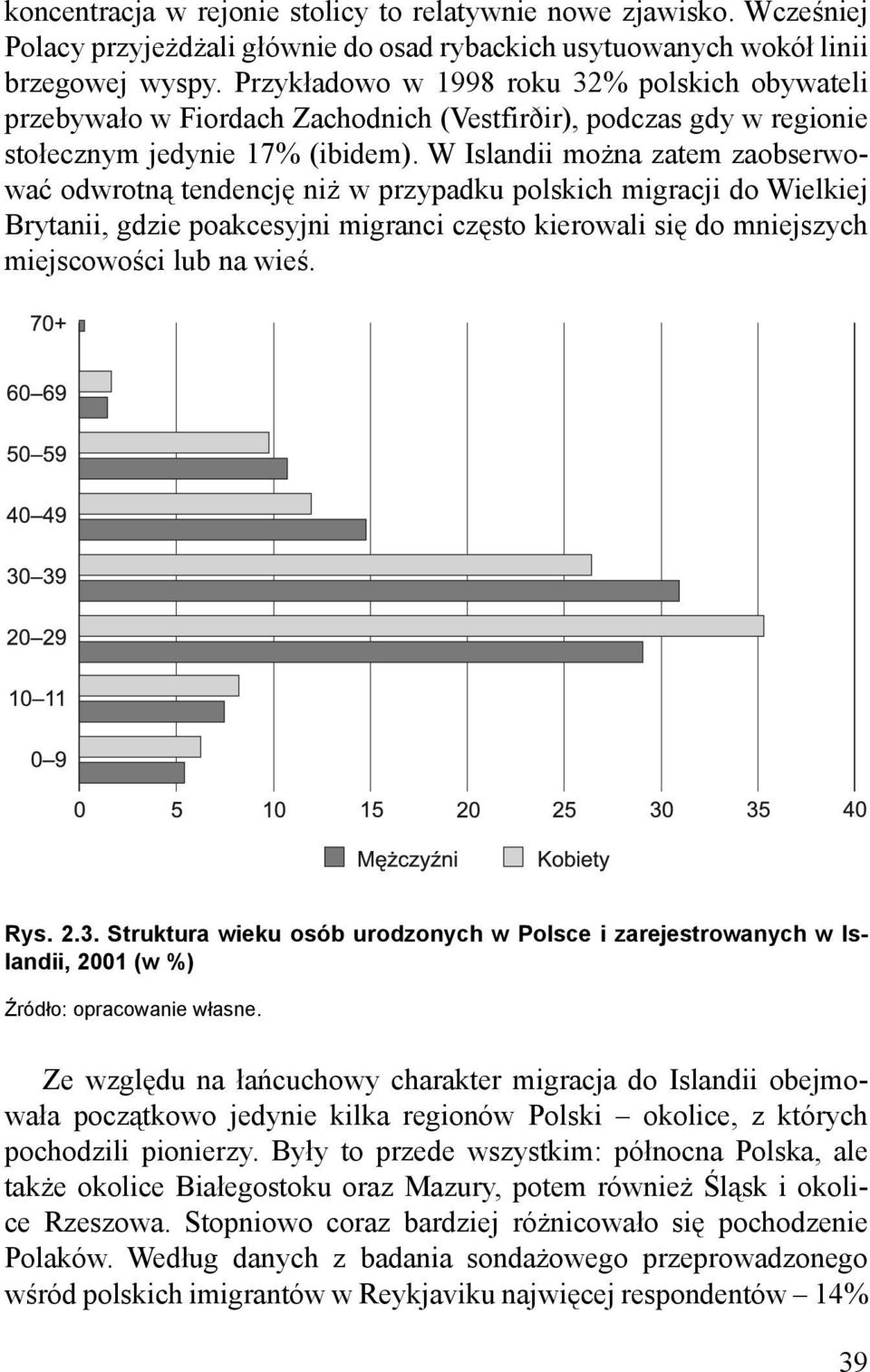 W Islandii można zatem zaobserwować odwrotną tendencję niż w przypadku polskich migracji do Wielkiej Brytanii, gdzie poakcesyjni migranci często kierowali się do mniejszych miejscowości lub na wieś.