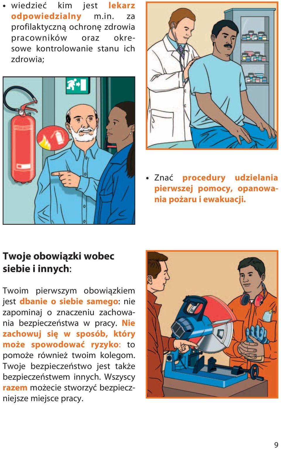 opanowania pożaru i ewakuacji.