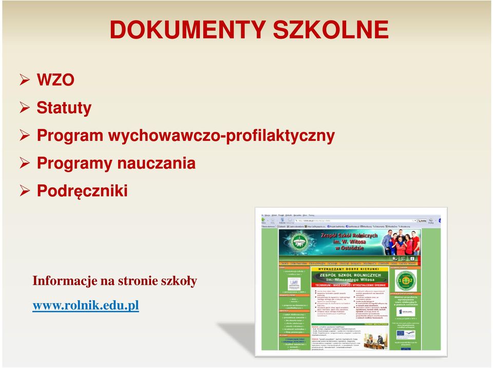 Programy nauczania Podręczniki