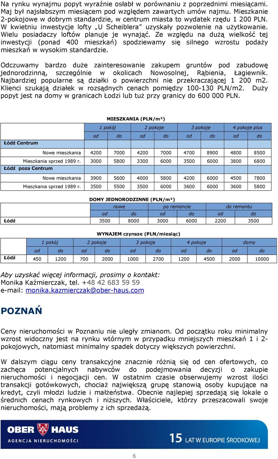 Wielu posiadaczy loftów planuje je wynająć. Ze względu na dużą wielkość tej inwestycji (ponad 400 mieszkań) spodziewamy się silnego wzrostu podaży mieszkań w wysokim standardzie.