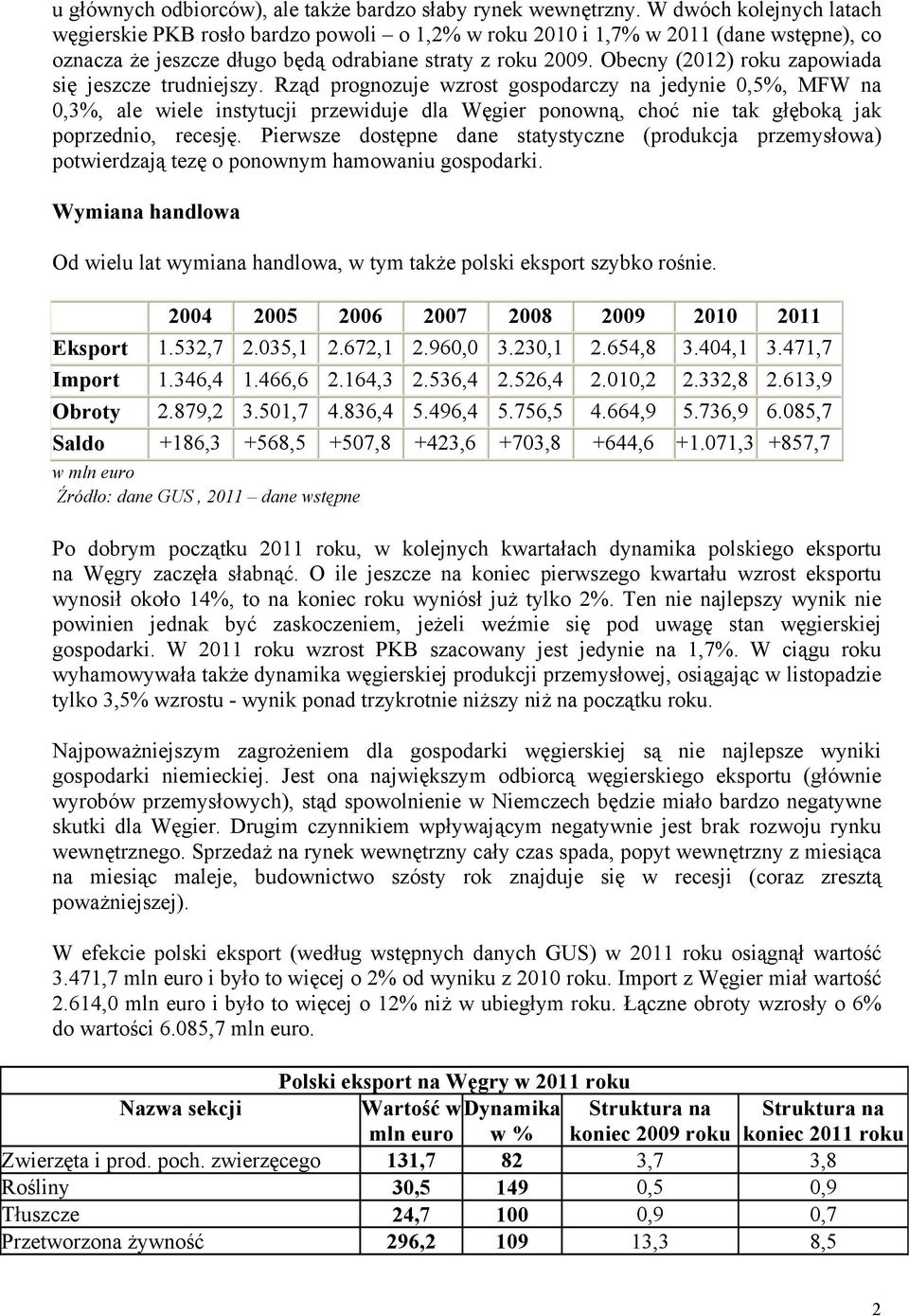 Obecny (2012) roku zapowiada się jeszcze trudniejszy.