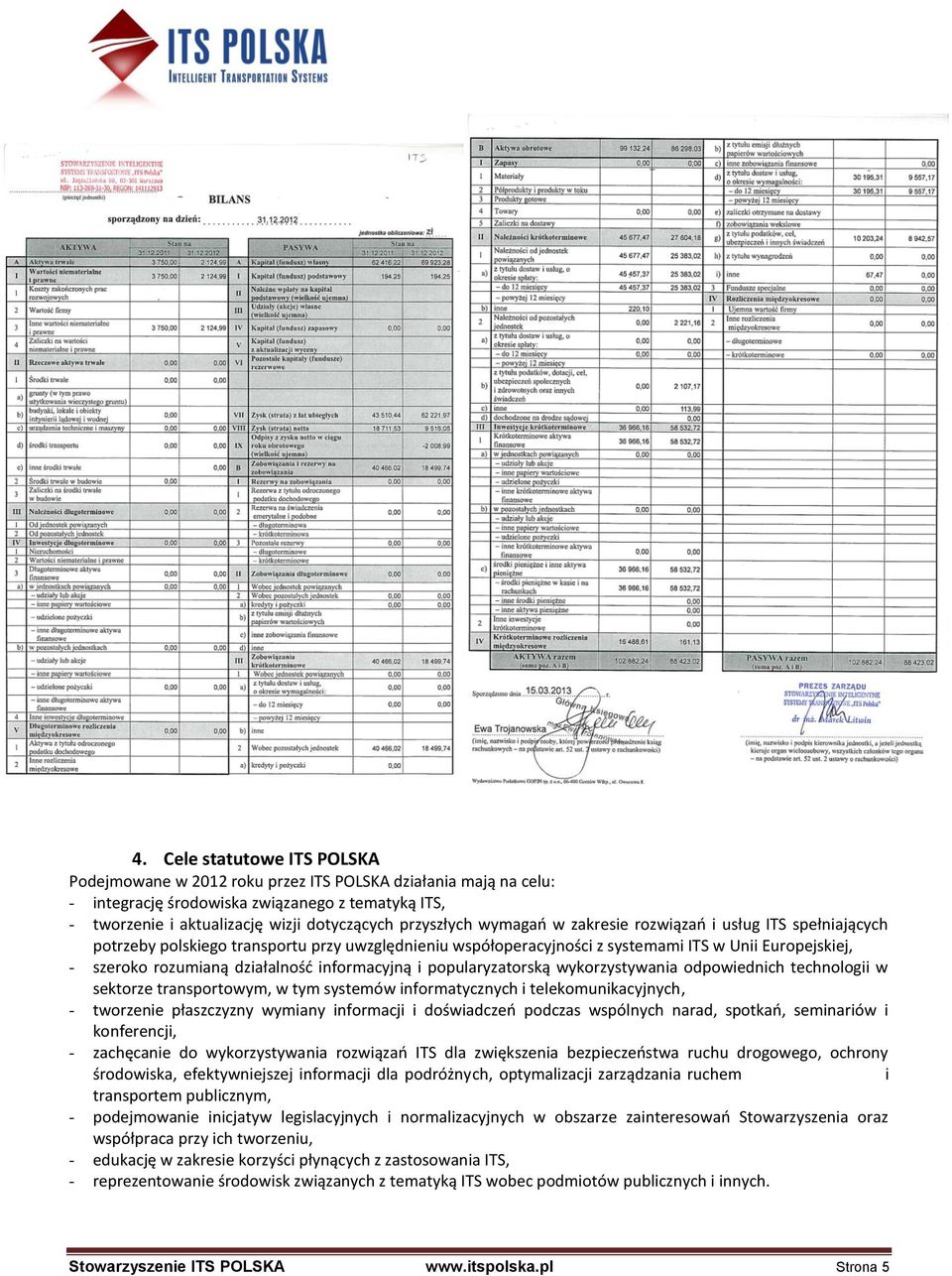 działalnośd informacyjną i popularyzatorską wykorzystywania odpowiednich technologii w sektorze transportowym, w tym systemów informatycznych i telekomunikacyjnych, - tworzenie płaszczyzny wymiany