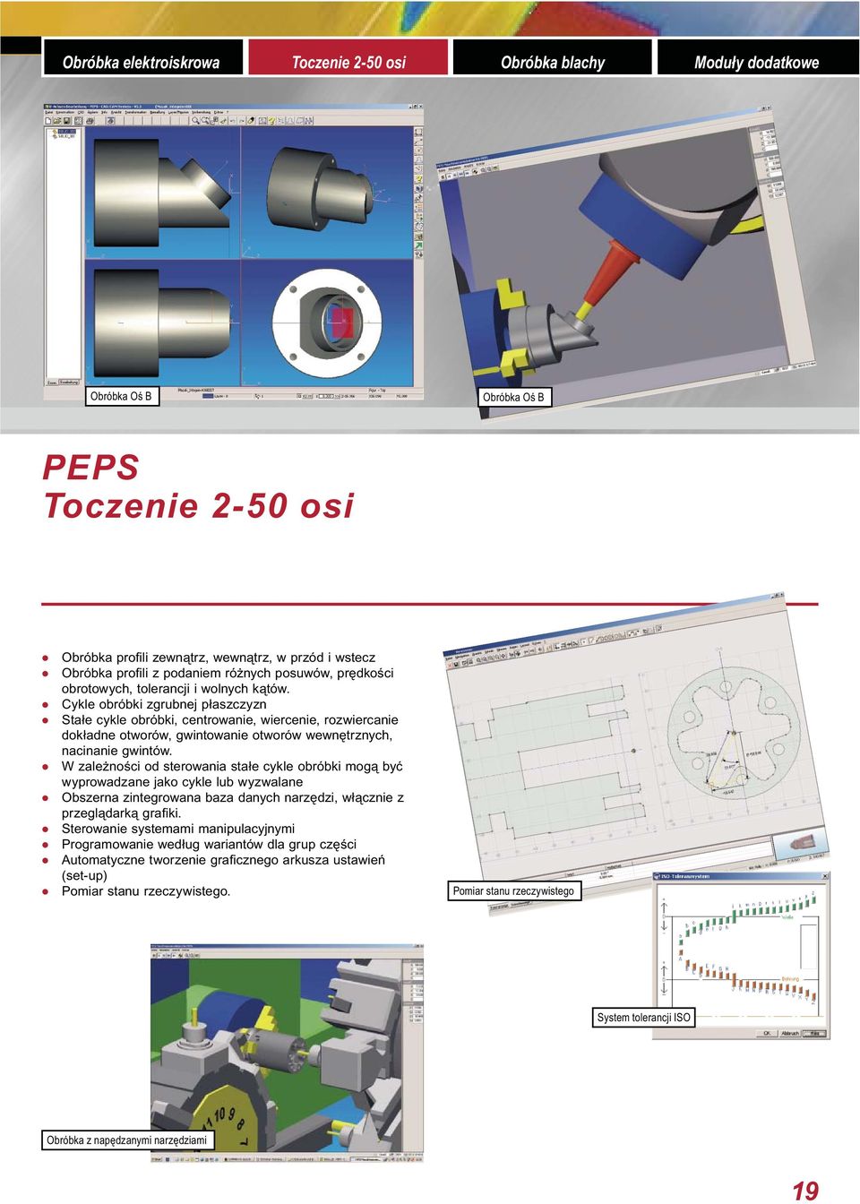 Cykle obróbki zgrubnej płaszczyzn Stałe cykle obróbki, centrowanie, wiercenie, rozwiercanie dokładne otworów, gwintowanie otworów wewnętrznych, nacinanie gwintów.