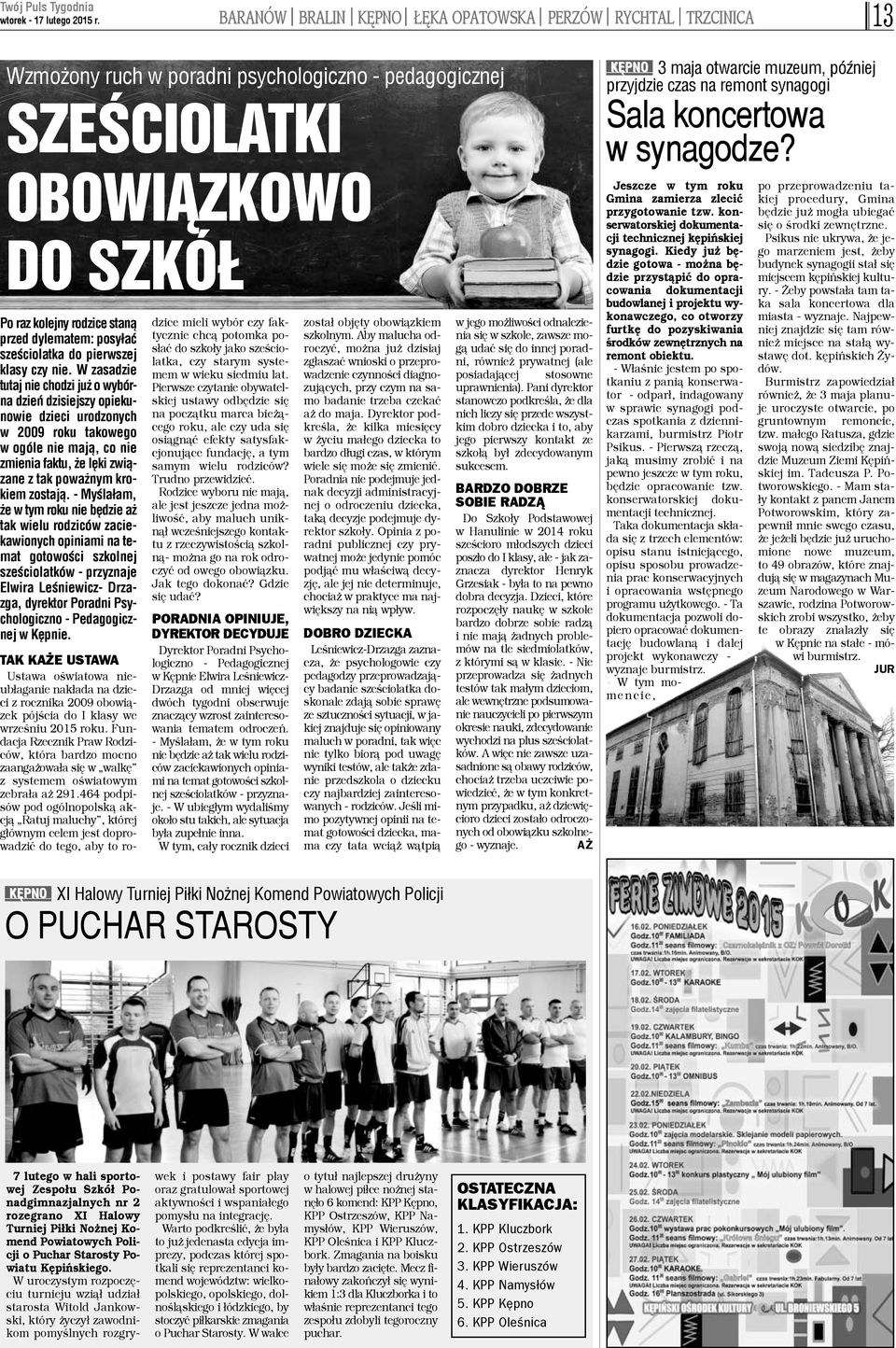 W zasadzie utaj nie chodzi ju o wybóra dzieñ dzisiejszy opiekuowie dzieci urodzonych 2009 roku takowego ogóle nie maj¹, co nie mienia faktu, e lêki zwi¹ane z tak powa nym kroiem zostaj¹.