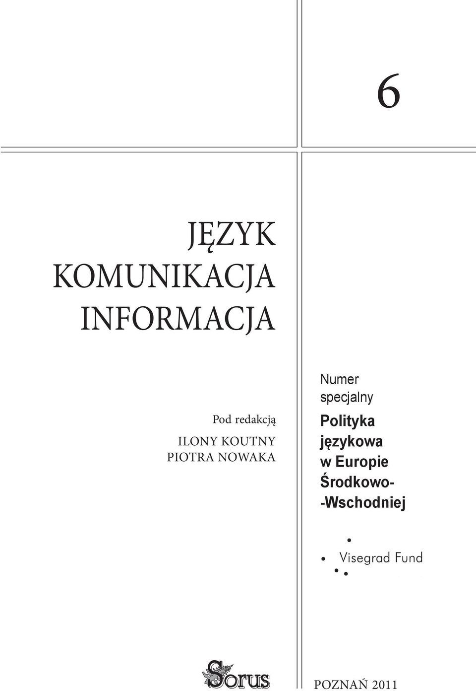 Numer specjalny Polityka językowa w