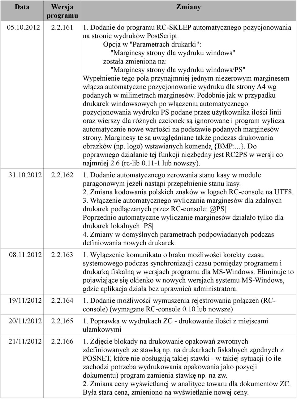 włącza automatyczne pozycjonowanie wydruku dla strony A4 wg podanych w milimetrach marginesów.