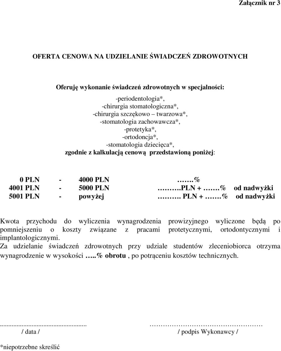 % od nadwyżki 5001 PLN - powyżej. PLN +.