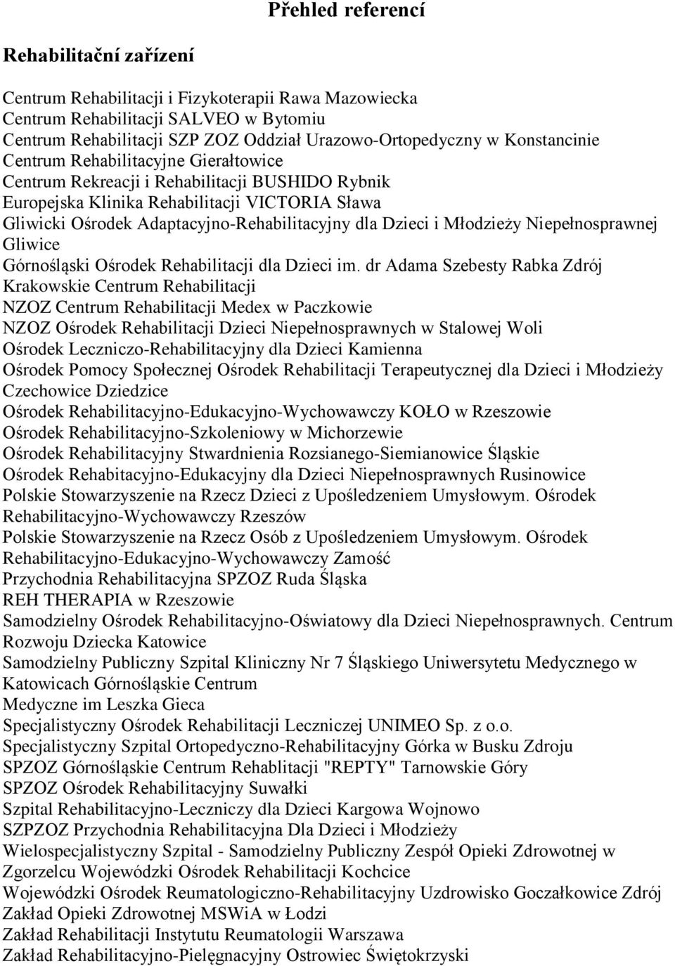 Dzieci i Młodzieży Niepełnosprawnej Gliwice Górnośląski Ośrodek Rehabilitacji dla Dzieci im.