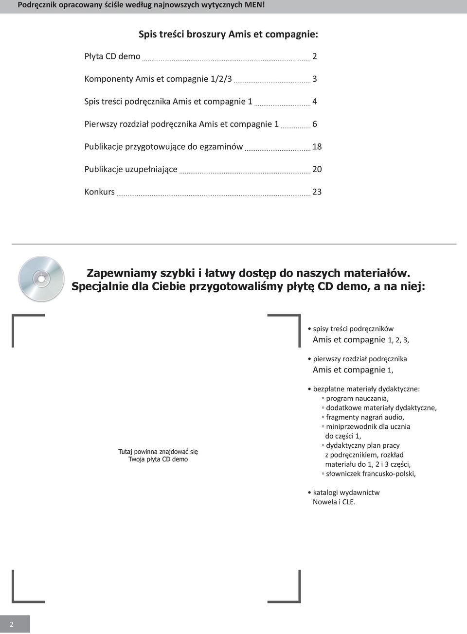 Publikacje przygotowujące do egzaminów 18 Publikacje uzupełniające 20 Konkurs 23 Zapewniamy szybki i łatwy dostęp do naszych materiałów.