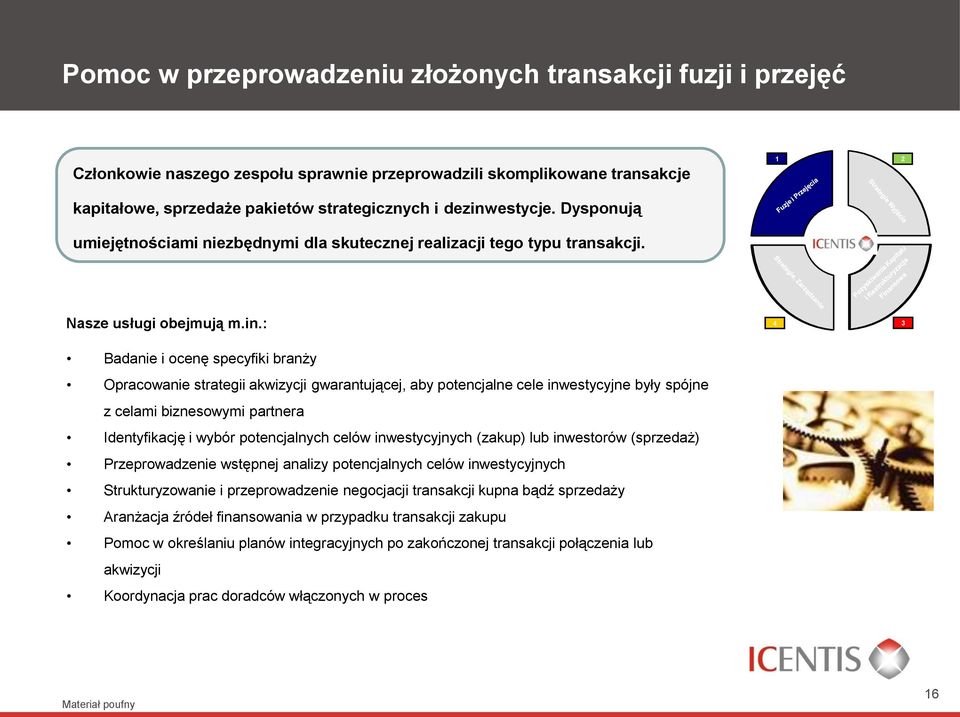 estycje. Dysponują umiejętnościami niezbędnymi dla skutecznej realizacji tego typu transakcji. Nasze usługi obejmują m.in.