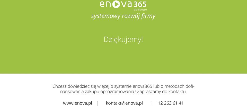 enova365 lub o metodach dofinansowania