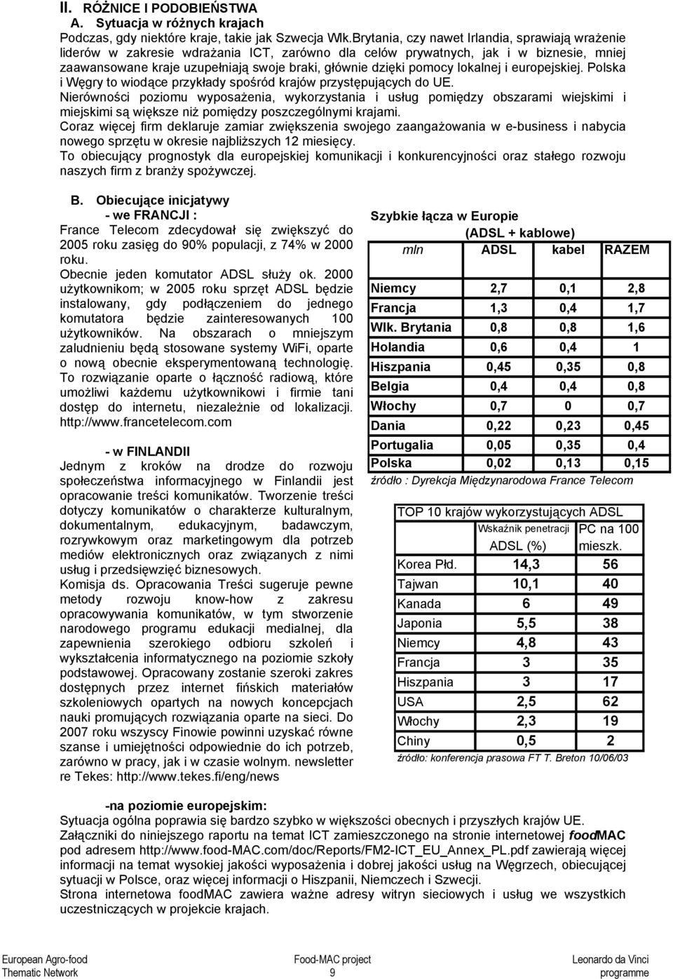 pomocy lokalnej i europejskiej. Polska i Węgry to wiodące przykłady spośród krajów przystępujących do UE.