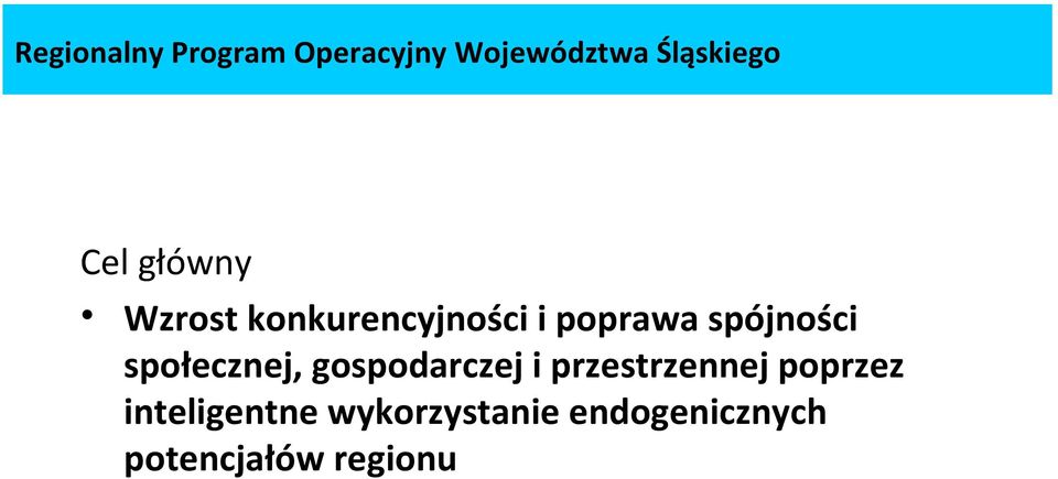 społecznej, gospodarczej i przestrzennej poprzez